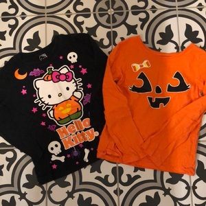 Girls Halloween long sleeve shirts